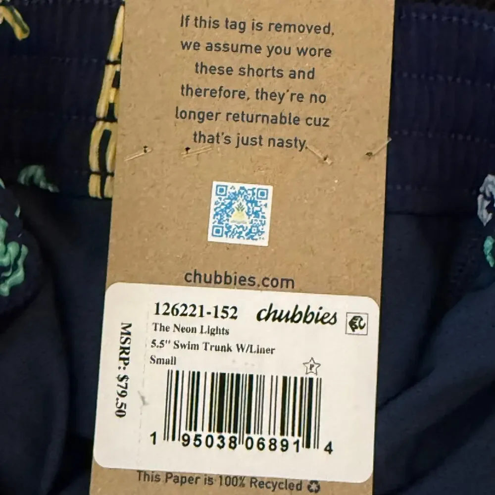 Chubbies The Neon Lights 5.5